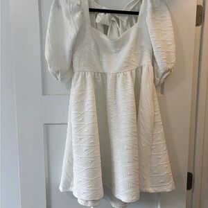 Free People White Mini Dress